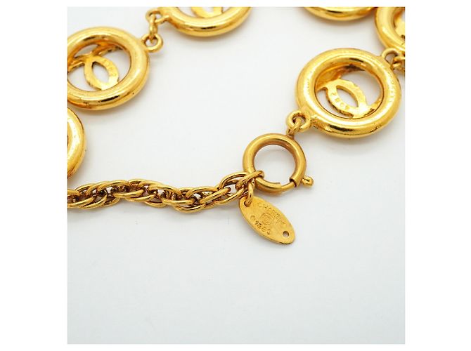Pulsera de dijes Chanel chapada en oro Dorado - vista 4