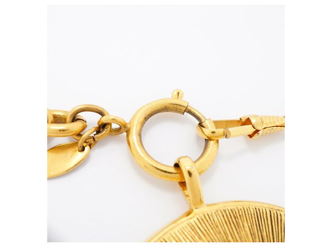Chanel Coco Mark Circle Halskette Golden - Ansicht 4