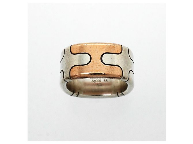 Hermès Hermes Hercules Ring aus Bronze und Silber 925 - Ansicht 2