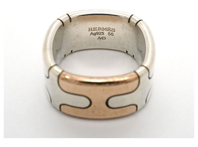 Hermès Hermes Hercules Ring aus Bronze und Silber 925 - Ansicht 4