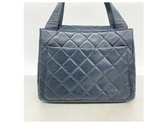Borsa Chanel Matelassé in pelle d'agnello Nero - vista 12