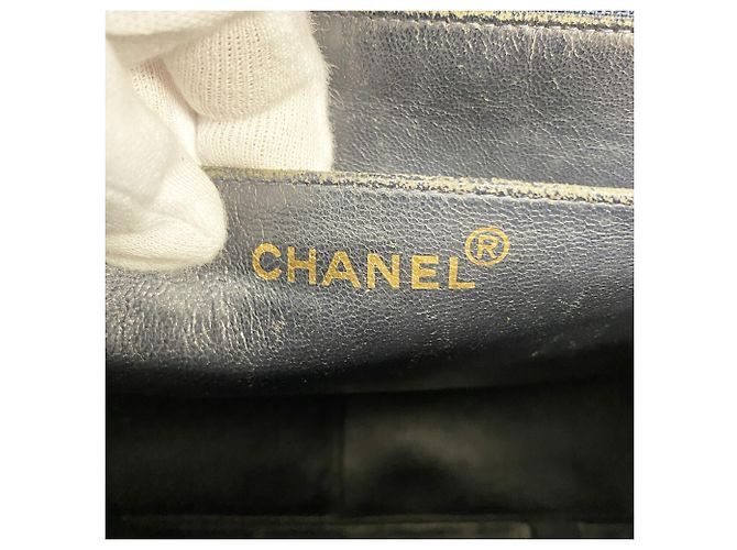 Borsa Chanel Matelassé in pelle d'agnello Nero - vista 5