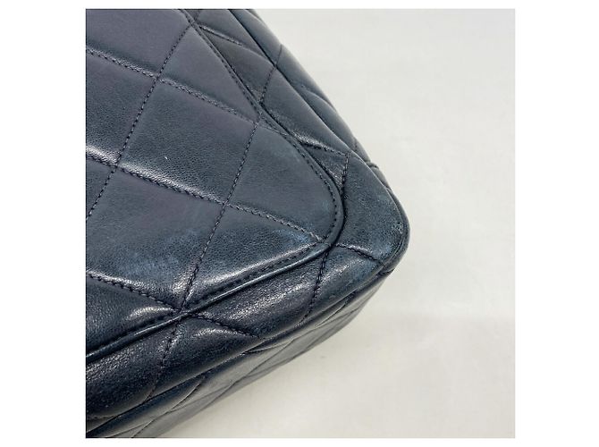 Borsa Chanel Matelassé in pelle d'agnello Nero - vista 8