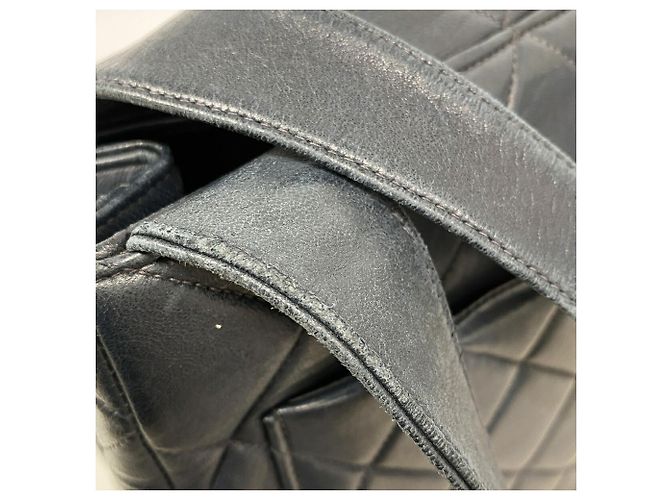 Borsa Chanel Matelassé in pelle d'agnello Nero - vista 9
