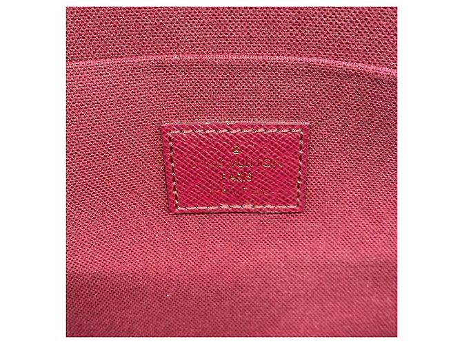 Portafoglio Louis Vuitton Monogram Pochette Felicie Fuschia - vista 5