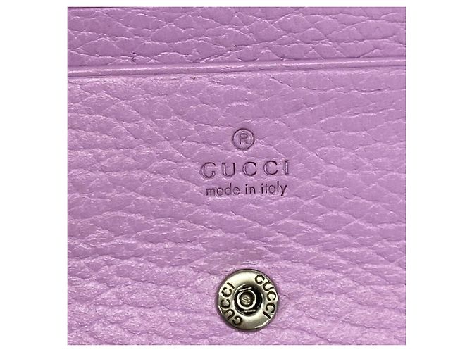 Portafoglio a spalla Gucci Double G in viola Porpora - vista 5