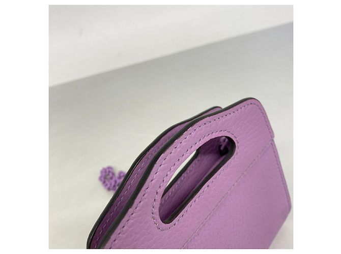 Portafoglio a spalla Gucci Double G in viola Porpora - vista 6