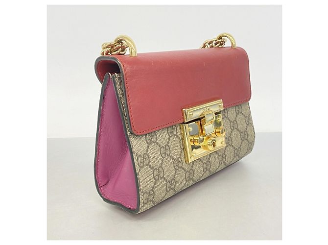 Borsa a tracolla Gucci GG Supreme Marrone Rosso - vista 2