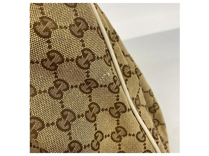 Borsa Tote Gucci GG Canvas Sukey Beige - vista 10