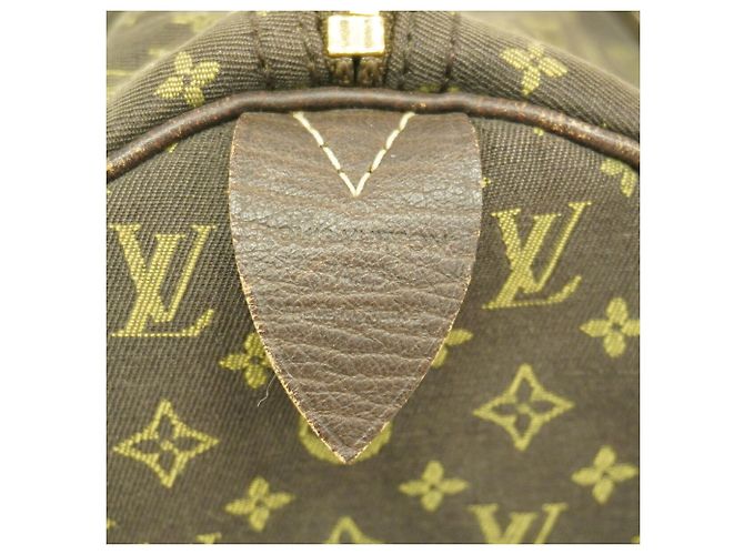 Borsa Louis Vuitton Monogram Mini Lin Speedy 30 Damier ebene - vista 5