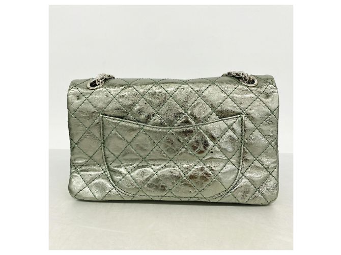 Timeless Borsa a tracolla Chanel in vitello verde - vista 11