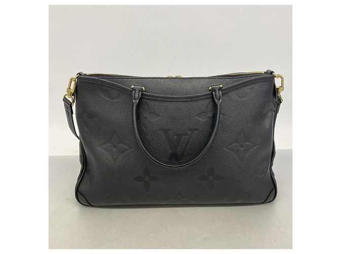 Borsa Louis Vuitton Monogram Empreinte Trianon MM Nero - vista 10