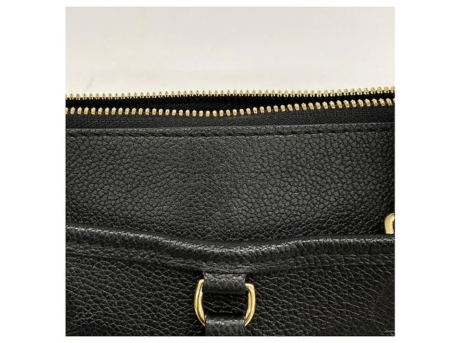 Borsa Louis Vuitton Monogram Empreinte Trianon MM Nero - vista 5