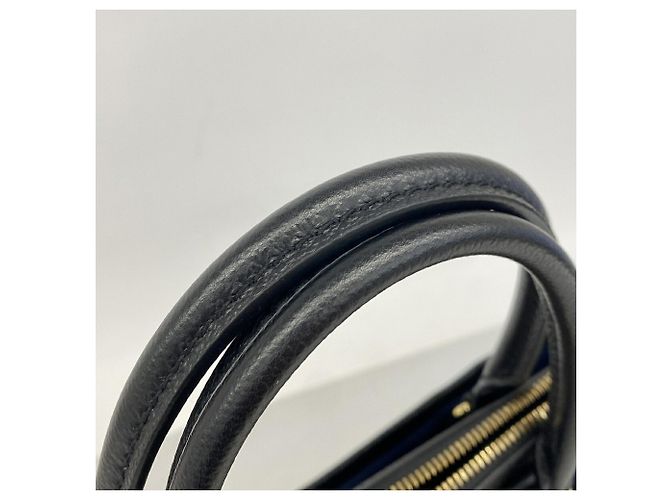 Borsa Louis Vuitton Monogram Empreinte Trianon MM Nero - vista 7