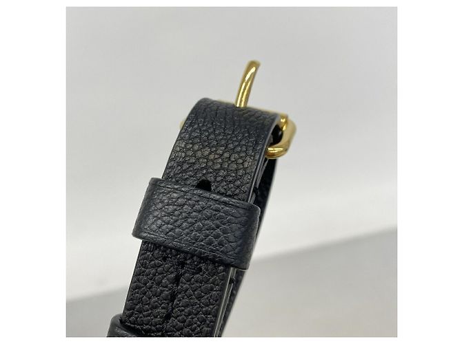 Borsa Louis Vuitton Monogram Empreinte Trianon MM Nero - vista 8