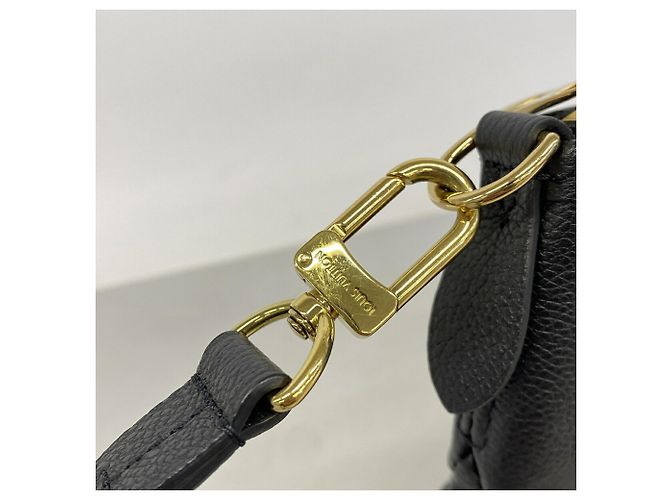 Borsa Louis Vuitton Monogram Empreinte Trianon MM Nero - vista 9
