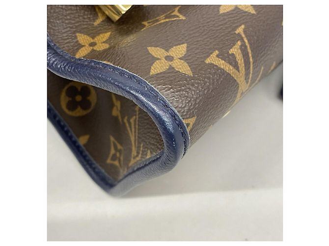 Borsa Louis Vuitton Monogram Popincourt PM Marrone - vista 7