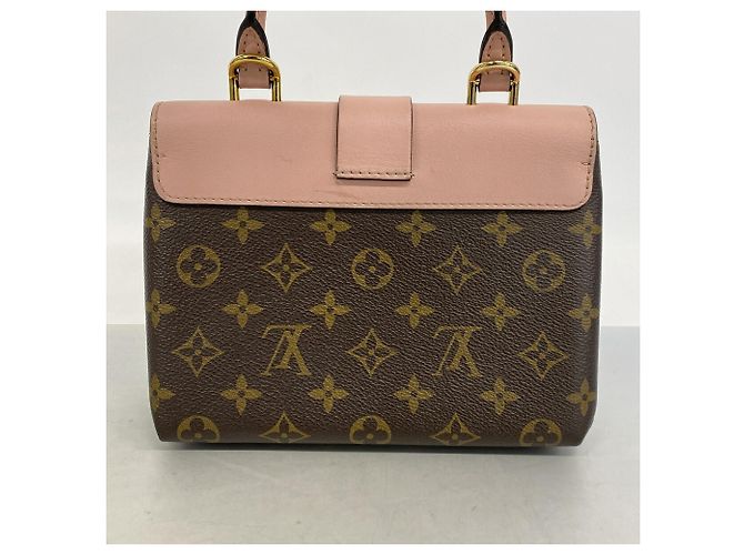 Borsa Louis Vuitton Monogram Rocky BB Marrone Rosa - vista 12