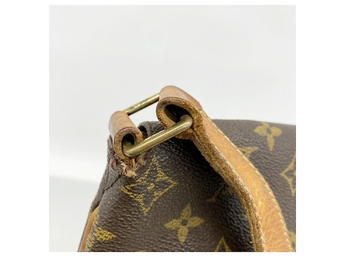 Borsa a tracolla Louis Vuitton Monogram Musette Marrone - vista 11