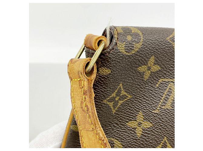 Borsa a tracolla Louis Vuitton Monogram Musette Salsa Marrone - vista 7