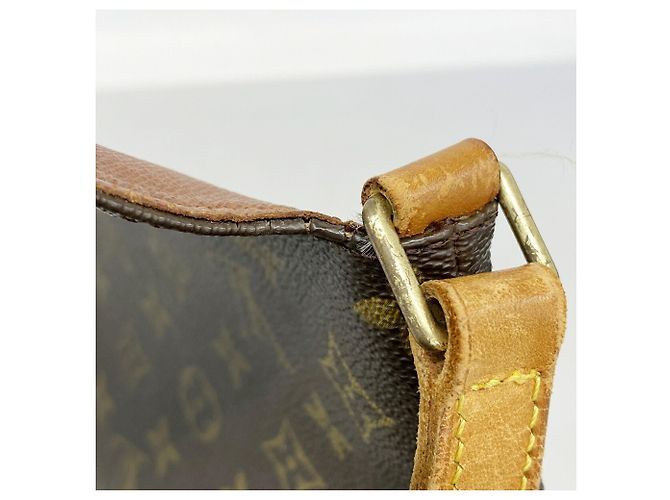 Borsa a tracolla Louis Vuitton Monogram Musette Salsa Marrone - vista 9