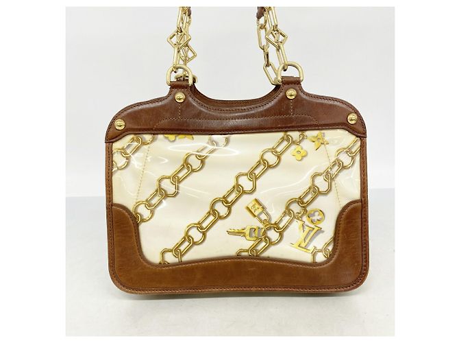 Borsa Louis Vuitton Monogram Charm Cabas Bianco - vista 12
