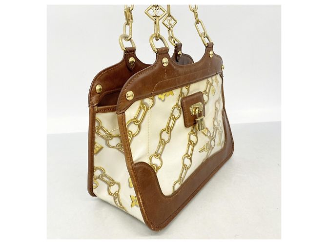Borsa Louis Vuitton Monogram Charm Cabas Bianco - vista 2