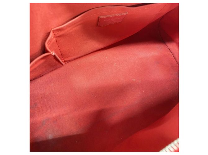 Borsa Louis Vuitton Epi Bowling Montaigne PM Rosso - vista 4