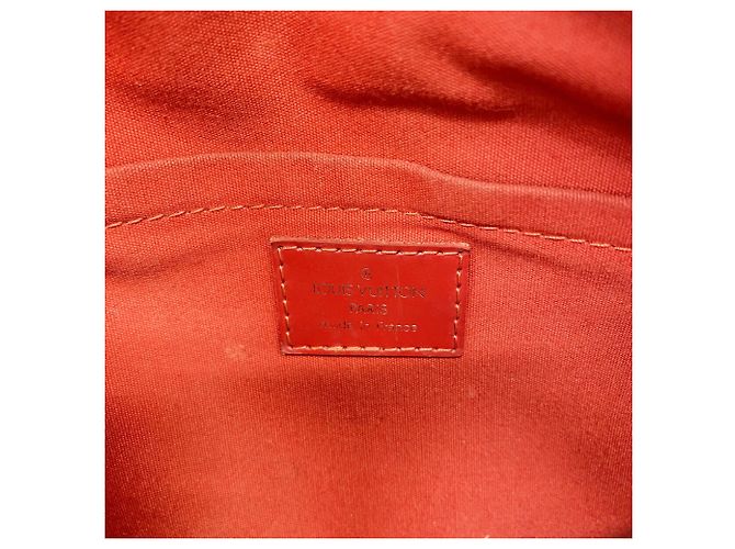 Borsa Louis Vuitton Epi Bowling Montaigne PM Rosso - vista 5