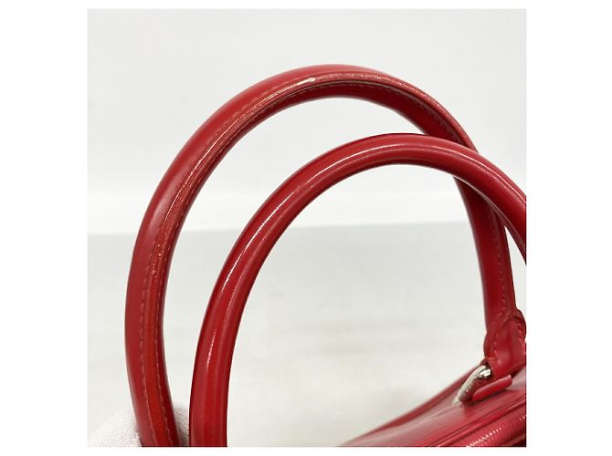 Borsa Louis Vuitton Epi Bowling Montaigne PM Rosso - vista 7