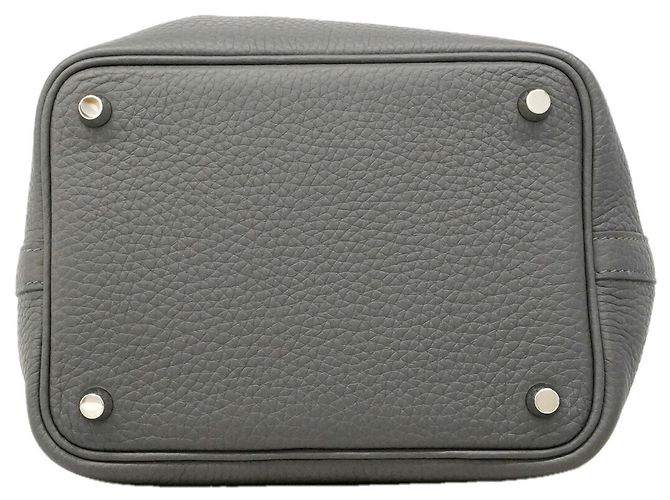 Hermès Bolso Hermes Picotin Lock PM Eclat Gris - vista 3
