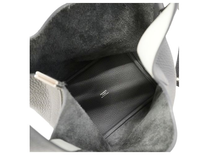 Hermès Bolso Hermes Picotin Lock PM Eclat Gris - vista 4