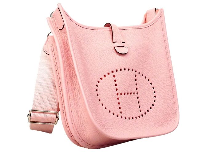 Hermès Borsa a tracolla Hermes Evelyne 23 Rosa - vista 2
