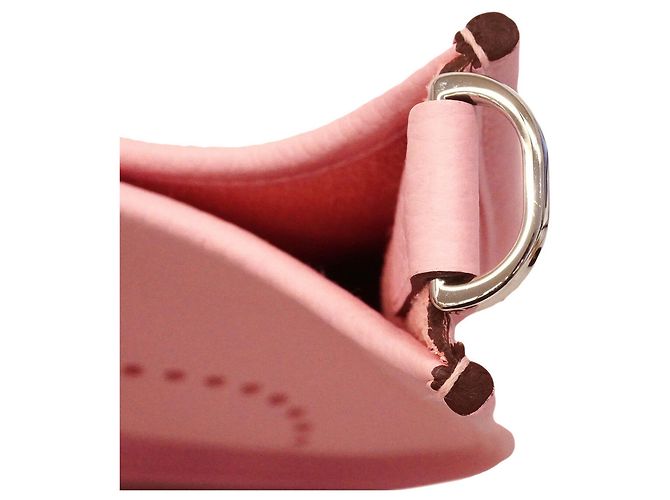 Hermès Borsa a tracolla Hermes Evelyne 23 Rosa - vista 6