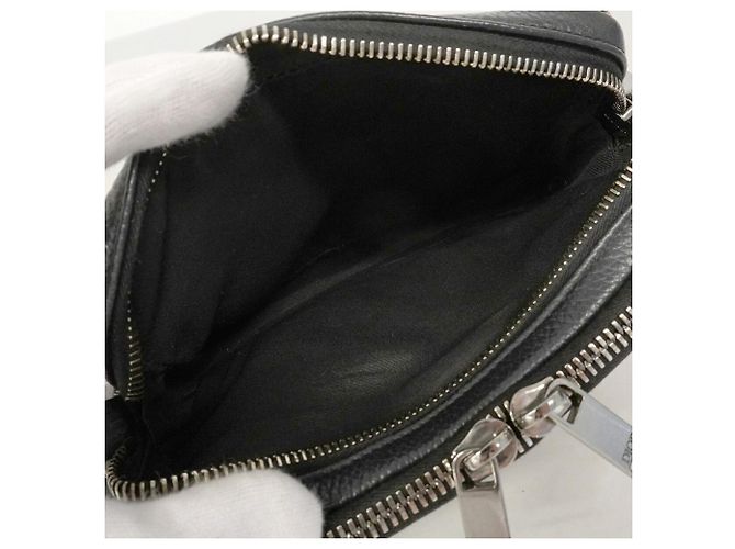 Borsa a tracolla Christian Dior in tela nera Nero - vista 4