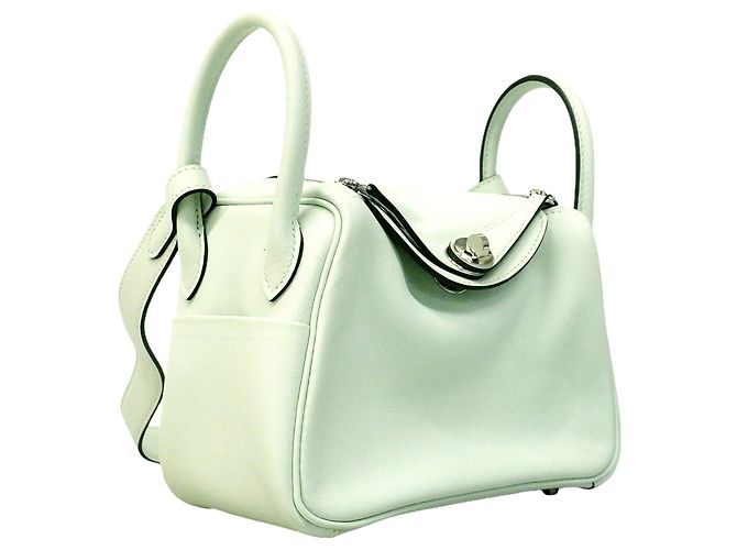 Hermès Borsa Hermes Lindy Mini Swift Verde - vista 2