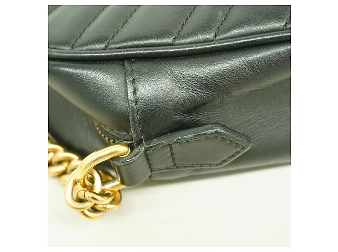 Borsa a tracolla Gucci GG Marmont Nero - vista 10