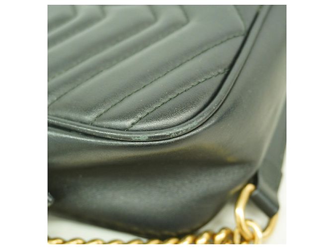Borsa a tracolla Gucci GG Marmont Nero - vista 11