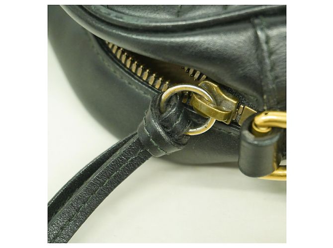 Borsa a tracolla Gucci GG Marmont Nero - vista 9