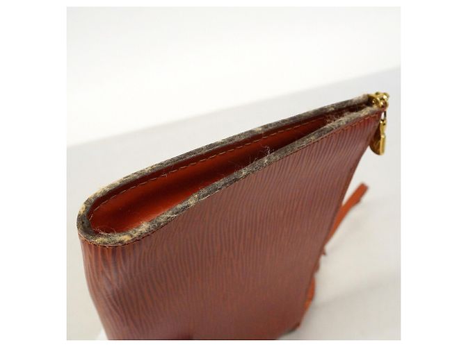 Louis Vuitton Epi Pochette Accessoires Pouch Marrone - vista 5