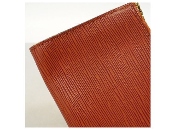 Louis Vuitton Epi Pochette Accessoires Pouch Marrone - vista 7