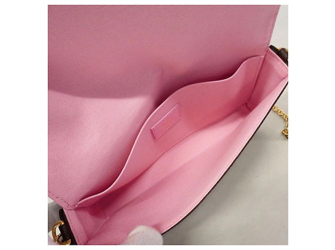 Louis Vuitton Monogram Vivienne Pochette Felicie Wallet Marrone - vista 4