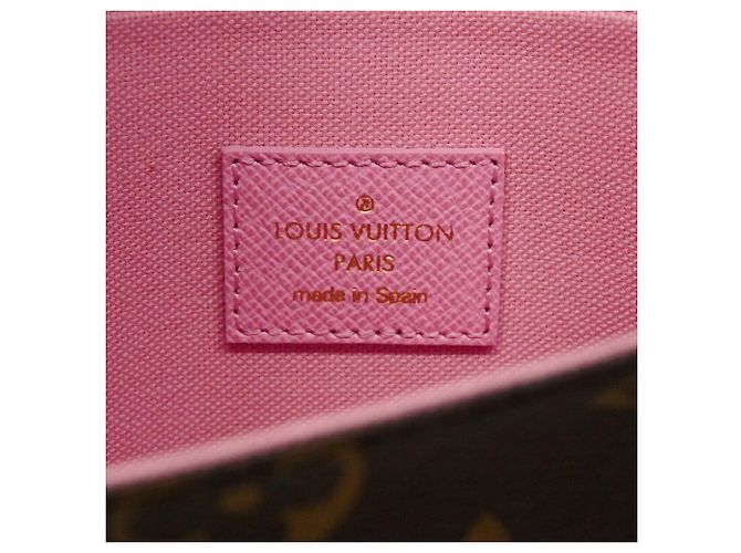 Louis Vuitton Monogram Vivienne Pochette Felicie Wallet Marrone - vista 5