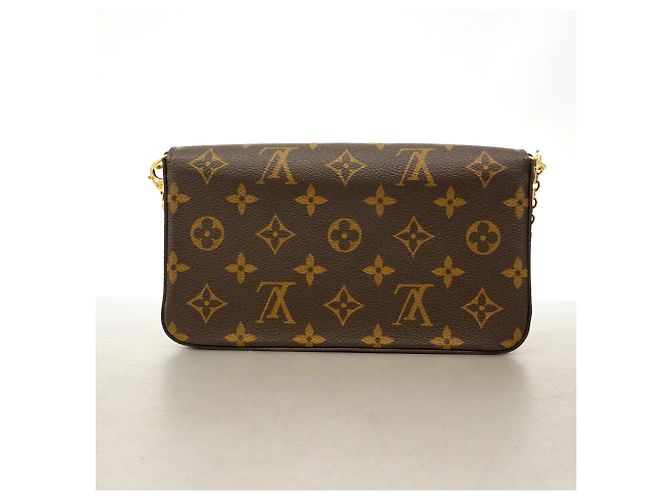 Louis Vuitton Monogram Vivienne Pochette Felicie Wallet Marrone - vista 9