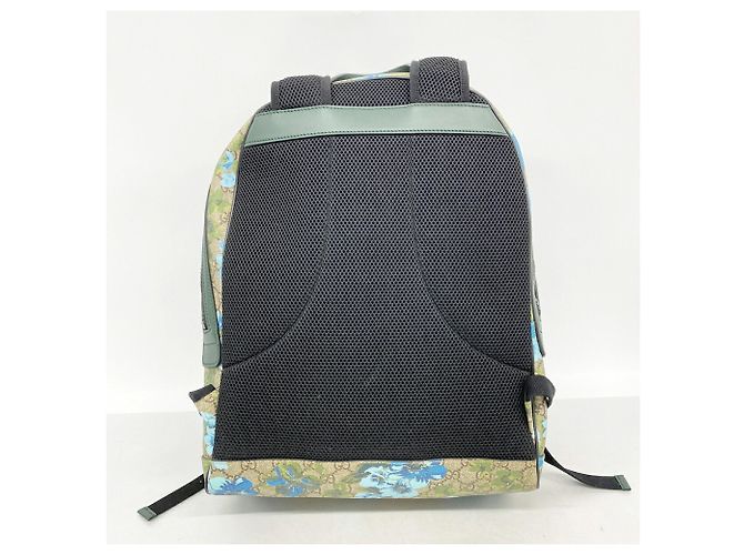 Zaino Gucci GG Supreme con ricamo a uccello Multicolore Beige - vista 12