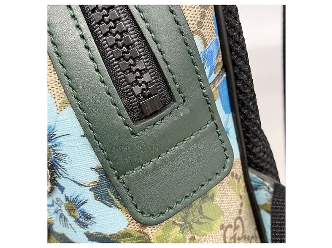 Zaino Gucci GG Supreme con ricamo a uccello Multicolore Beige - vista 6