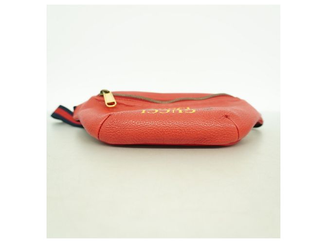 Marsupio Gucci in pelle rossa Rosso - vista 3