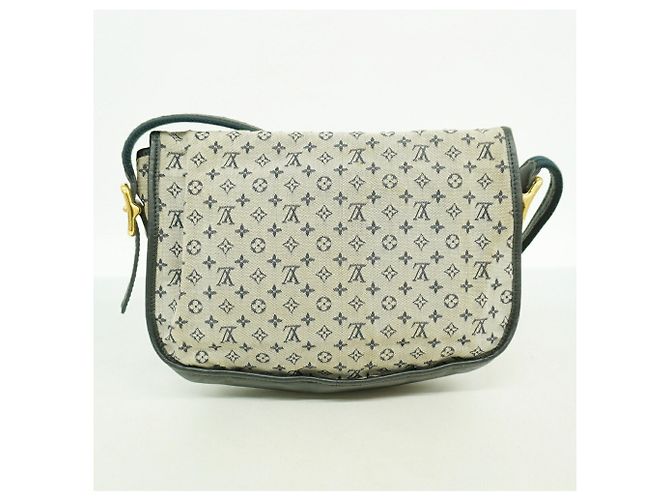 Louis Vuitton Monogram Mini Bérangere Schultertasche Blau - vista 10