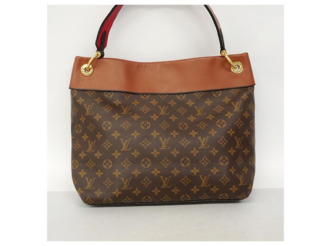 Borsa Hobo Louis Vuitton Monogram Tuileries Caramello - vista 10