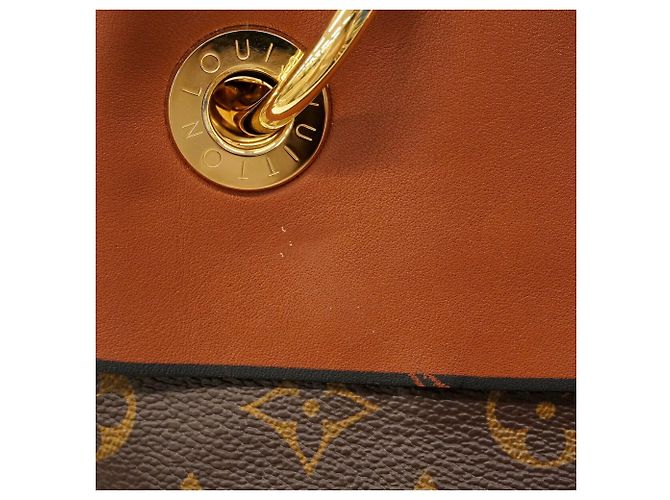 Borsa Hobo Louis Vuitton Monogram Tuileries Caramello - vista 9